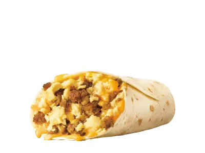 Jr. Sausage, Egg, and Cheese Breakfast Burrito